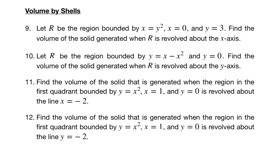 the region bounded by x = 3:2, 1: = 0, and y