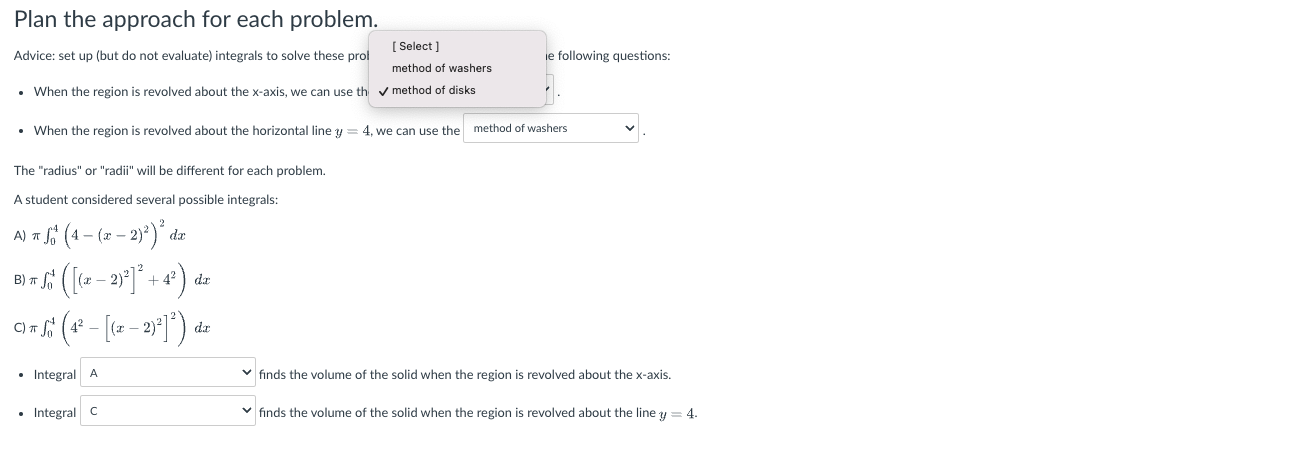 is revolved about the x axis, what is the volume of the