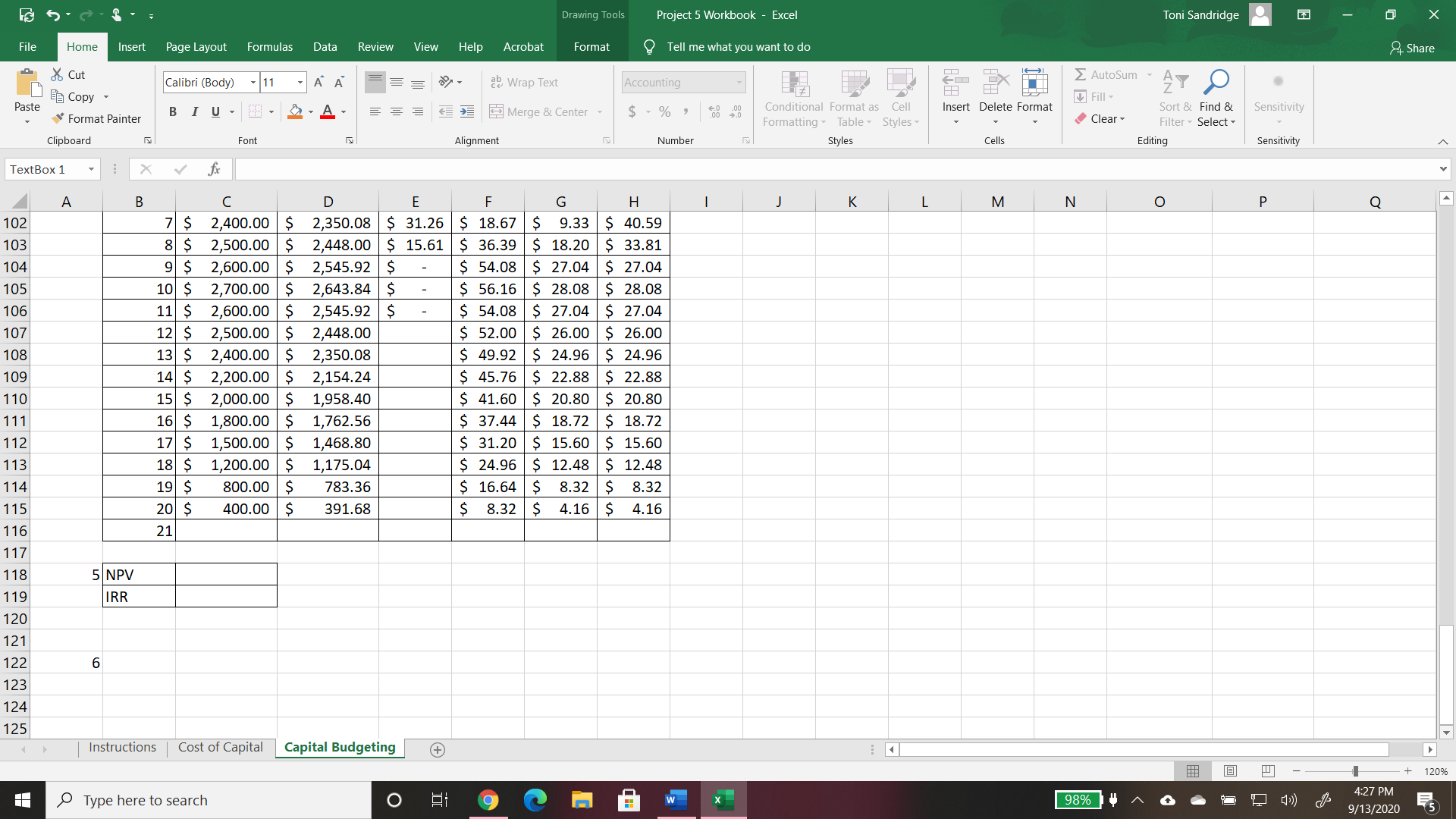 F G H K M N O P Q Details of Mccormick