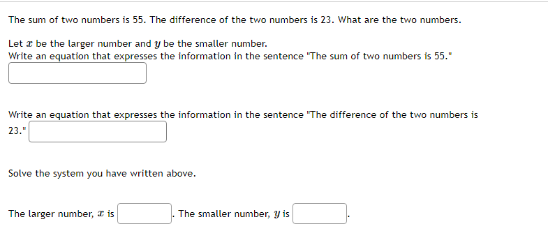 I Preview y Enter your answers as integers or as reduced fraction(s)