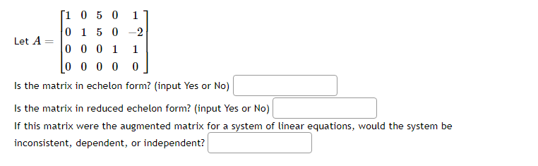inconsistent [has no solutions}, enter DNE [for "does not exist"]: into each
