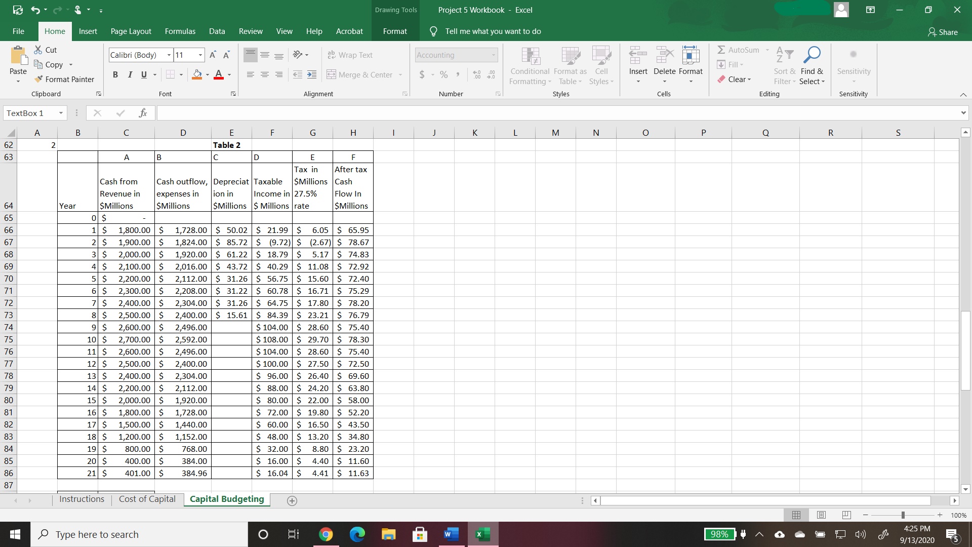 Copy Calibri (Body) - 11 - A A ab Wrap Text Accounting