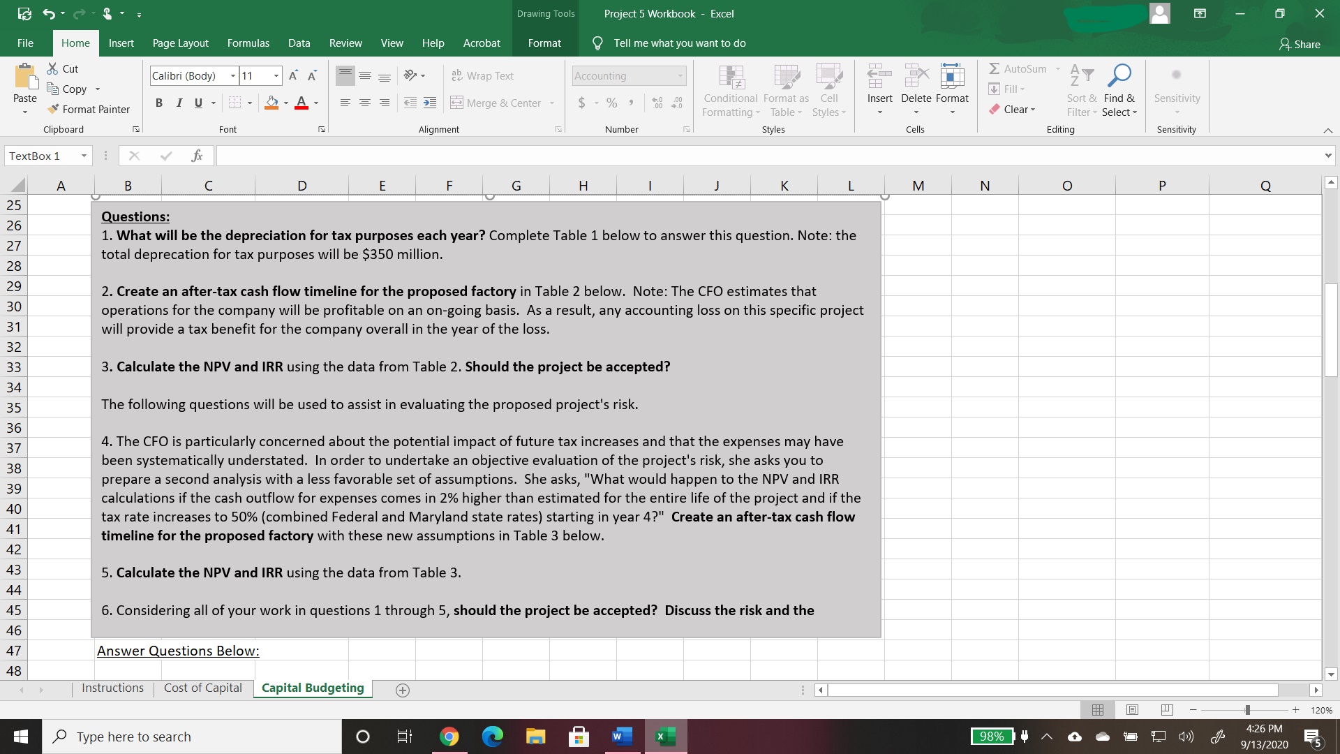 Insert Delete Format Sort & Find & Sensitivity Formatting . Table .