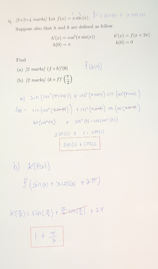  is my solution correct? If not, How do I solve it?