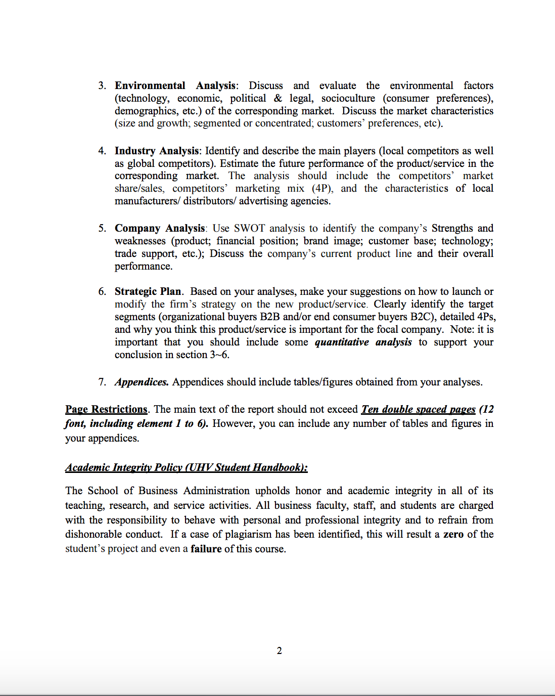 Individual Term Paper (Individual @ 25%) In this project, you are required