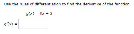of the function. f(t) = -6t2 - 8t + 1 F '