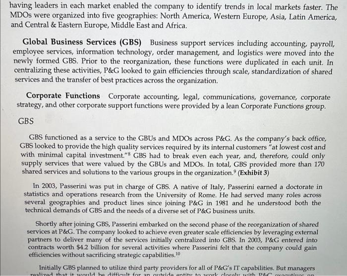 and Decision Solution (IDS) at P&G? Discuss how the decision cockpit developed
