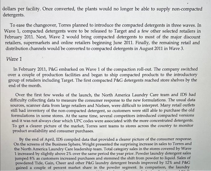 results. Torres leaned back to take in the complete set of 12