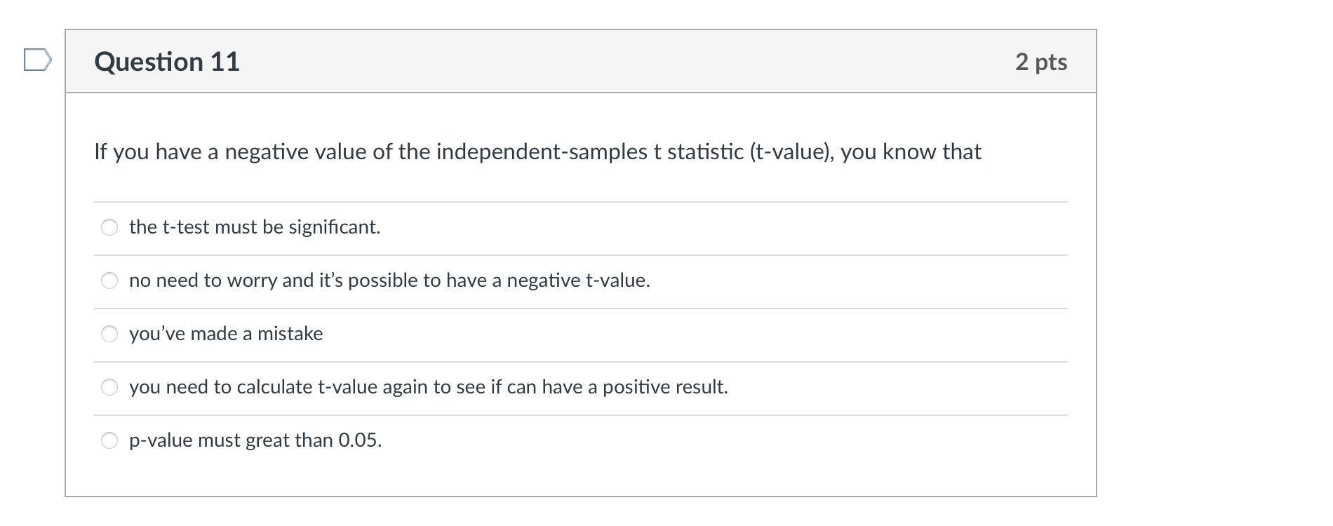 the difference is significant. O the more likely then p-value is greater