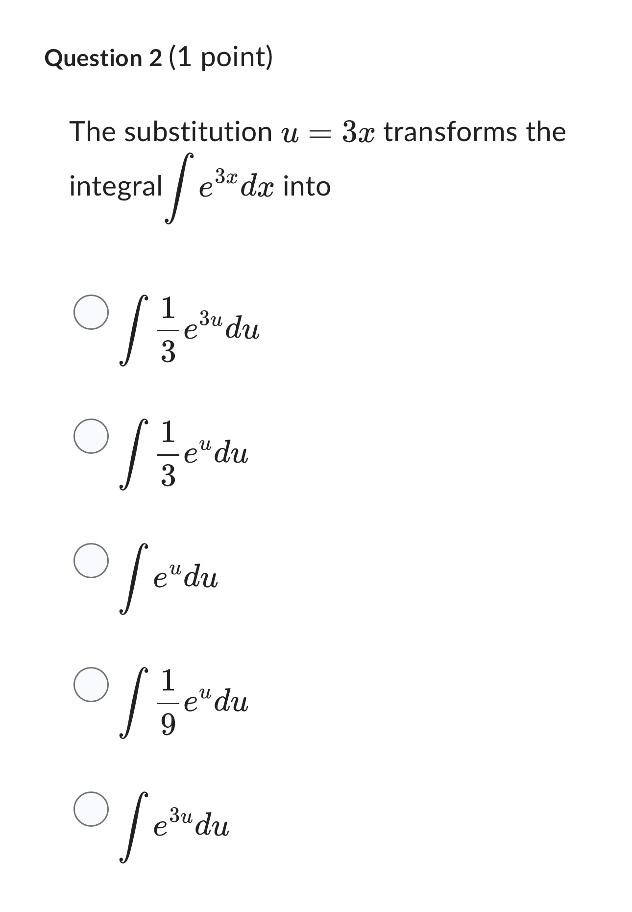 the integral / edx into O H e 3u du Co O