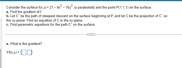 the direction of maximum increase off at P. c. Find the rate
