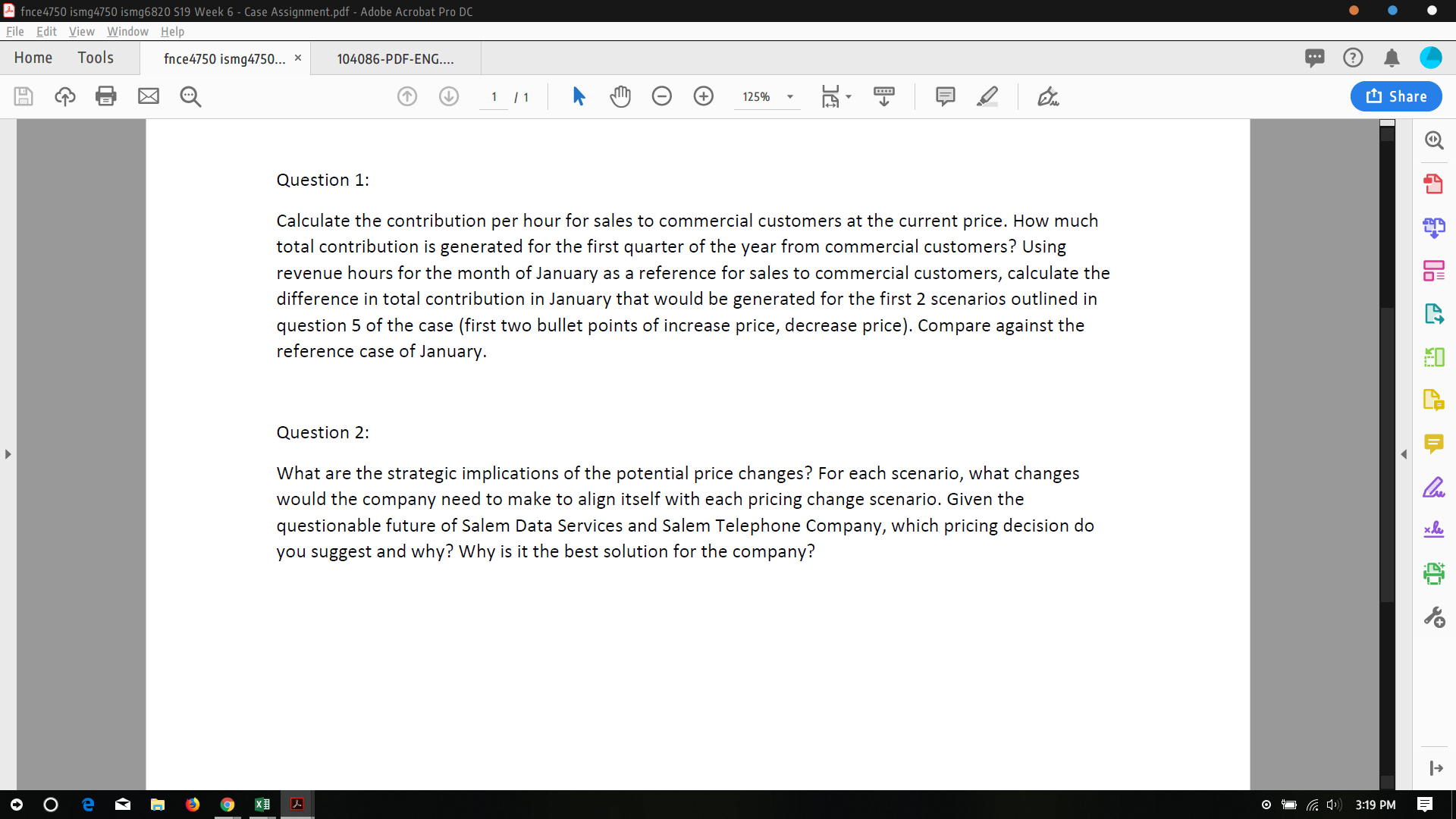  Need help with these two questions. Materials would be provided. Eile