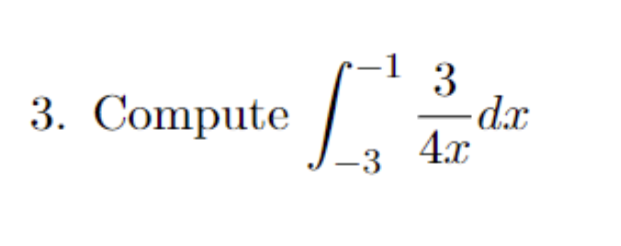 (2x3 - 3x + 5) dx = 2. Calculate the definite integral.