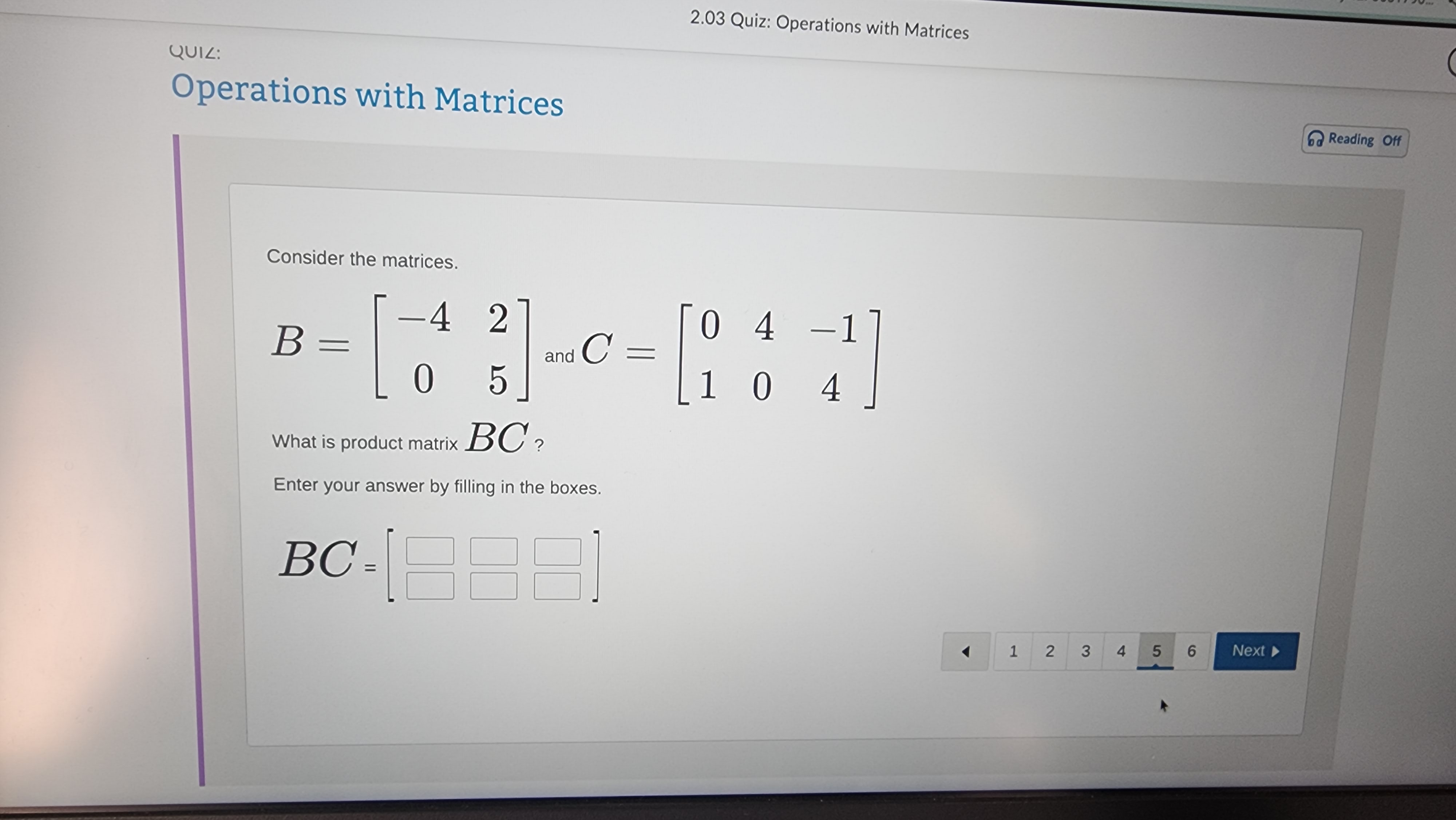 DC What are the dimensions of {he product mamx of two of