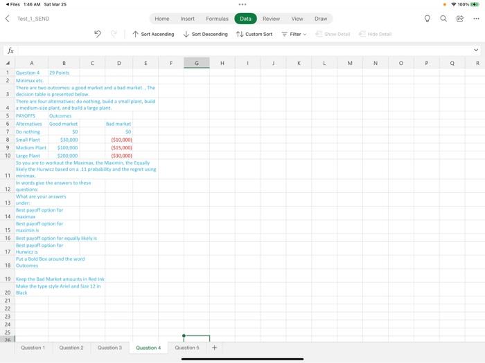  Files 1:46 AM Sat Mar 25 Test_1_SEND Home Insert Formulas Data