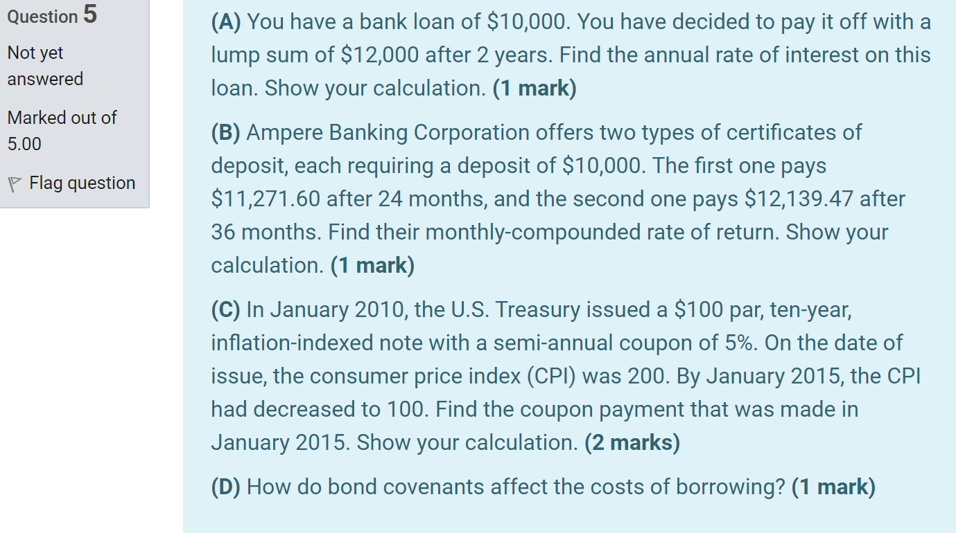  Please help me to solve this question! Question 5 Not yet