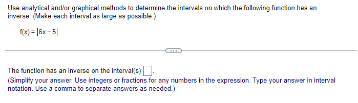 any numbers in the expression. Type your answer in interval notation. Use