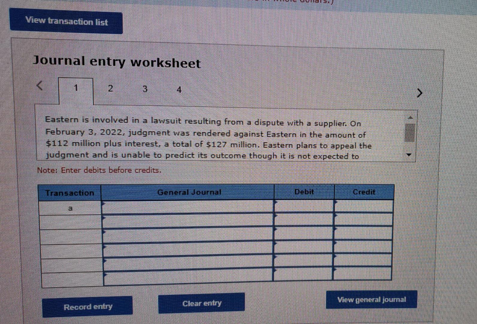 Each is described below. Eastern's fiscal year ends December 31, and the