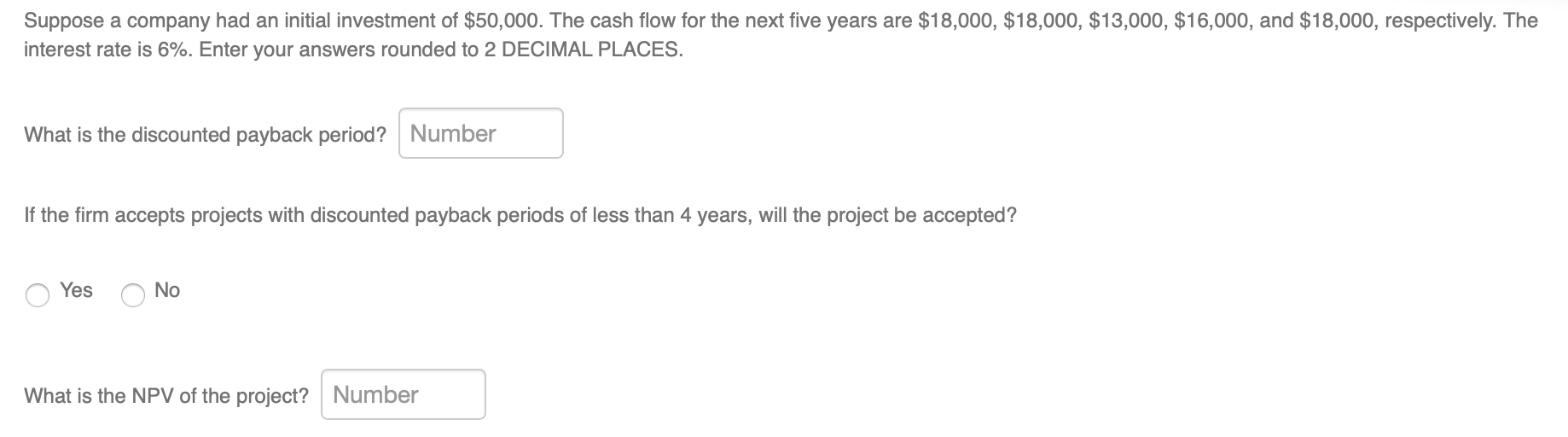 practice questions and not for marks. Suppose a company had an initial