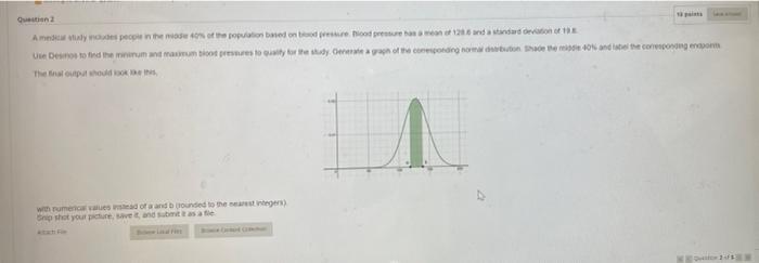  2 A medical study includes people in the miode 40% of