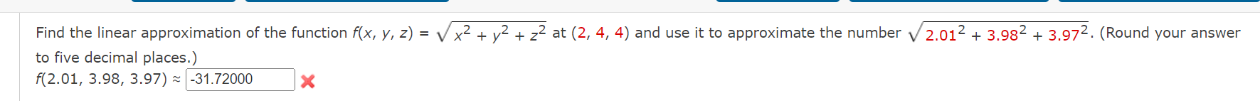 answer to six decimal places.) :A/s (a) Show that a differentiable function