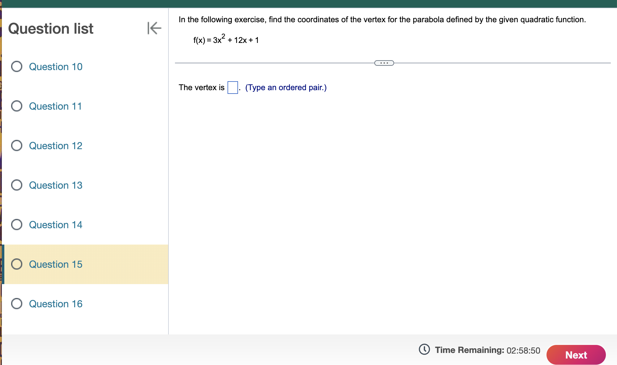 12 0 Question 13 0 Question 14 0 Question 15 0 Question