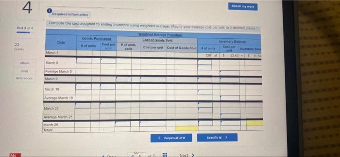 285 units Units Acquired at Cost $53.40 per unit $58.48 per unit