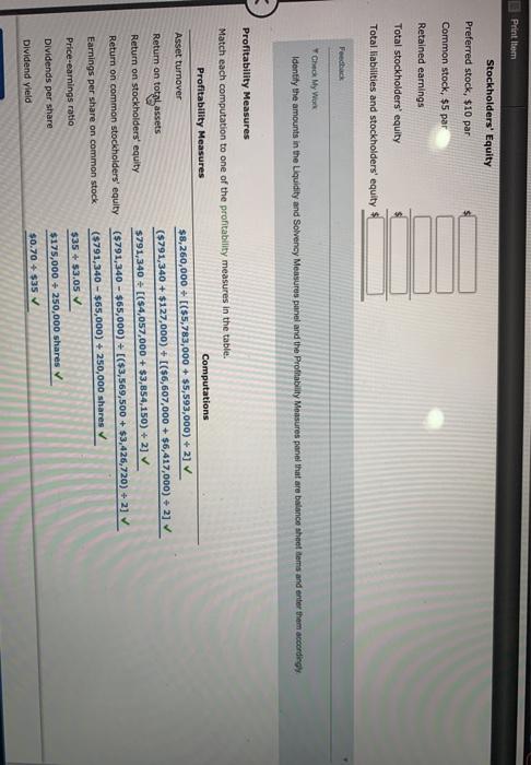 of accounting and just the computations for common analytical measures, you can