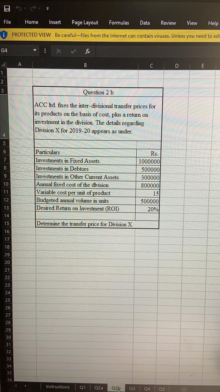  File Home Insert Page Layout Formulas Data Review View Help iPROTECTED