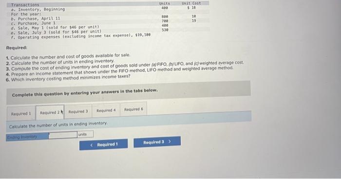 Statement Effects of Periodic FIFO, LIFO, and Weighted Average Cost (LO 7-3)
