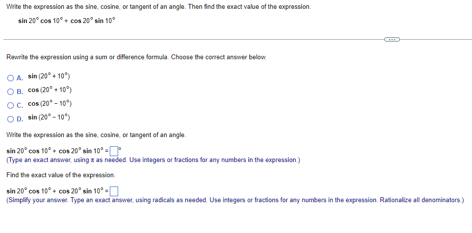 cot sin t =cot t cos t =cot tesc t coS t