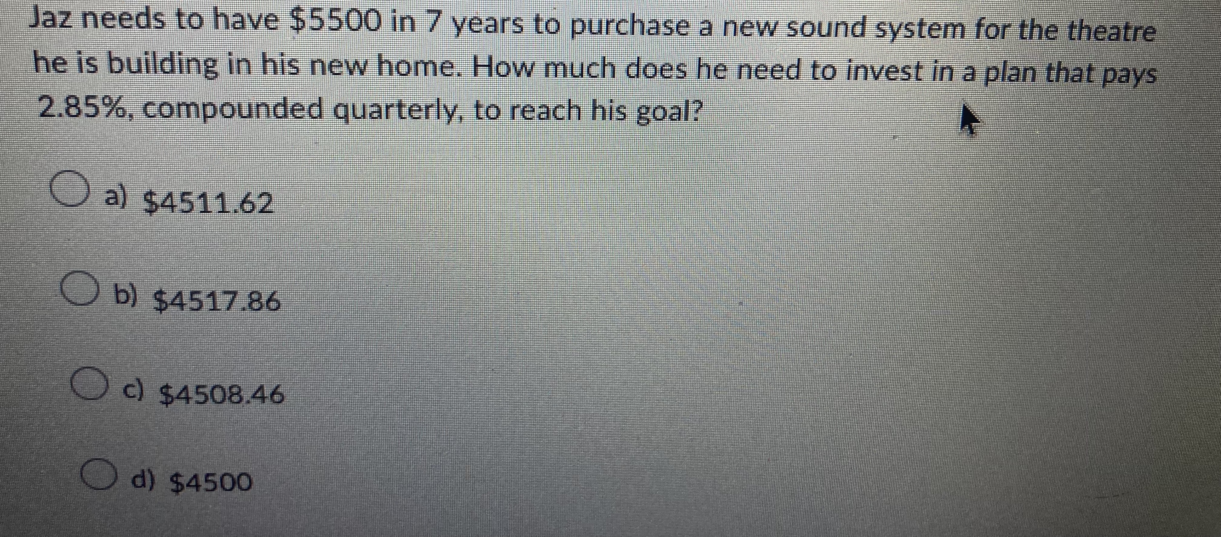 30, d = 3, n = 14 O b) a = 30,