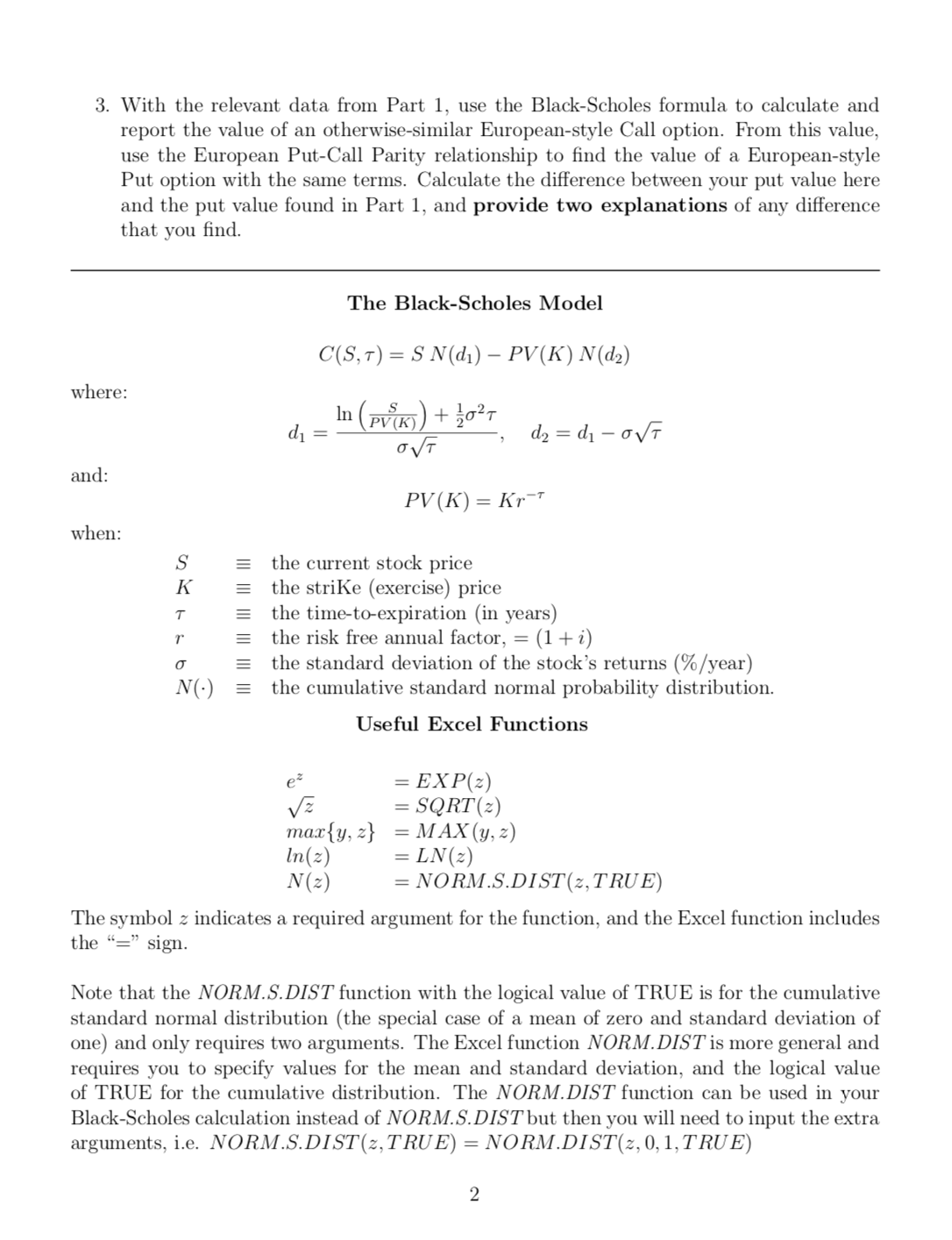 do not understand the calculating process. Can someone explain to me? Assignment: