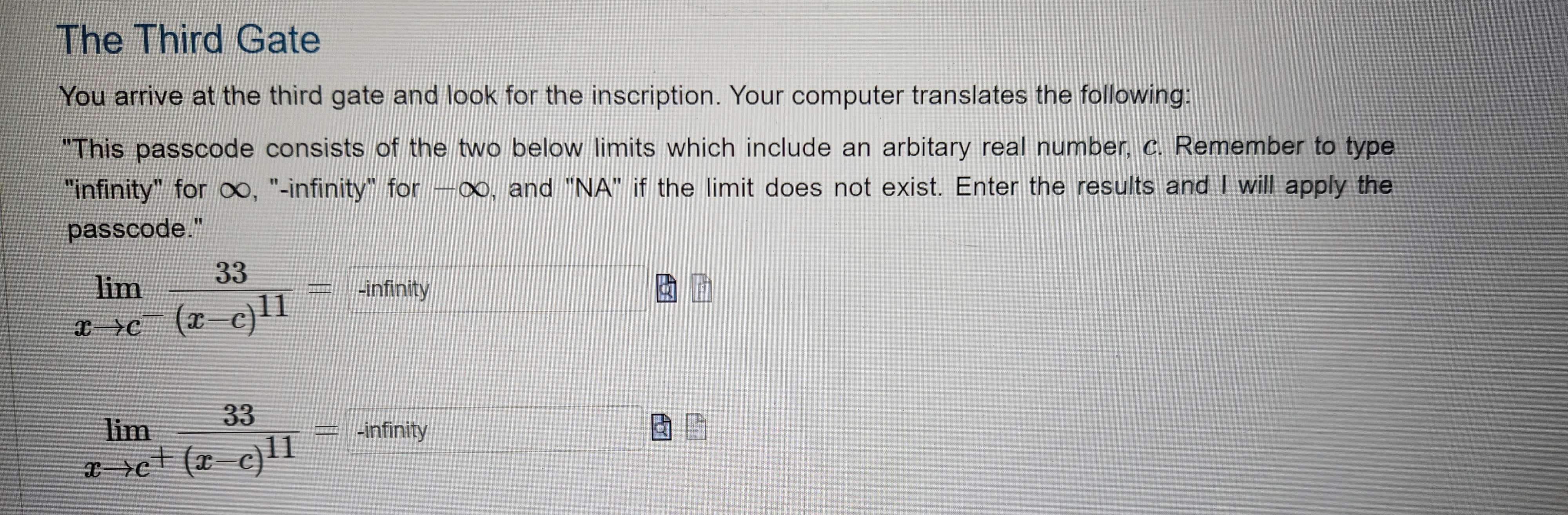 the inscription. Your computer translates the following: "This passcode consists of the