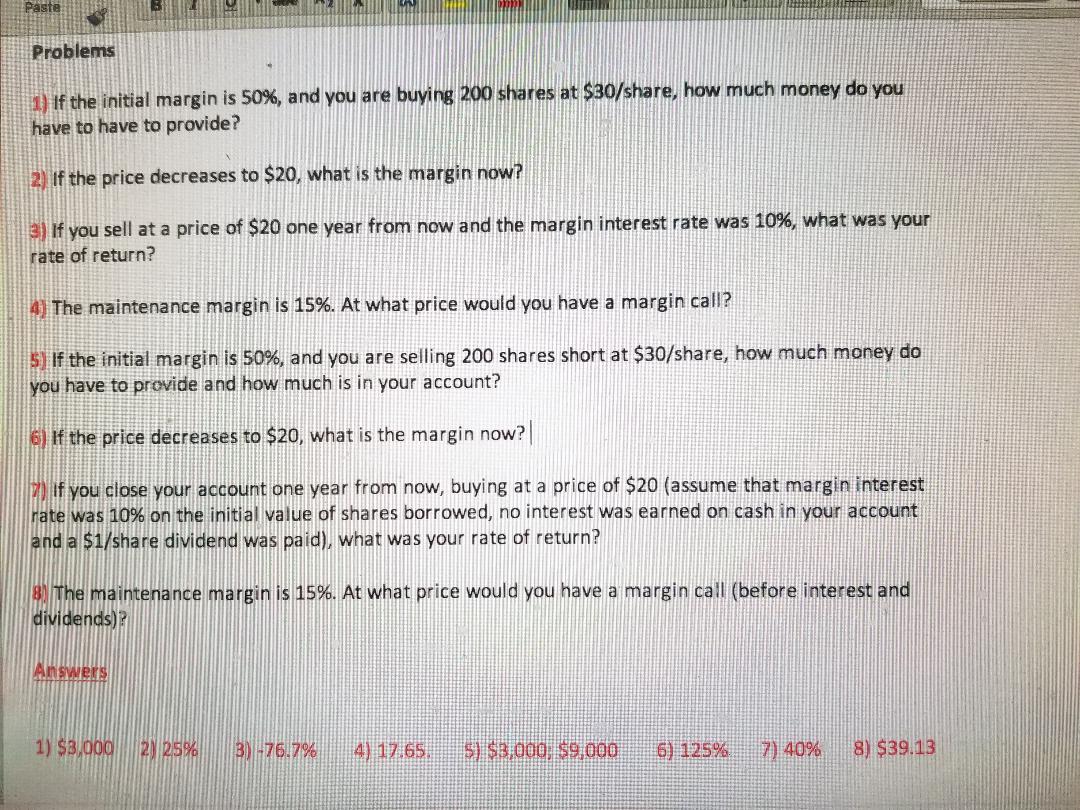 8 problems I have a TEST coming up and I have NO