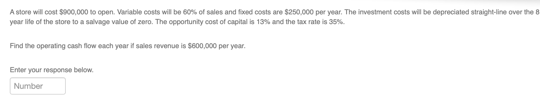 normal economic conditions. If sales turn out to by 4.7 million, profits