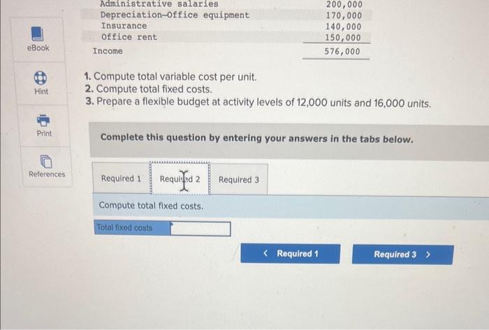 $216 per unit) Costs Direct materials Direct labor Indirect materials 3,024,000 350,000