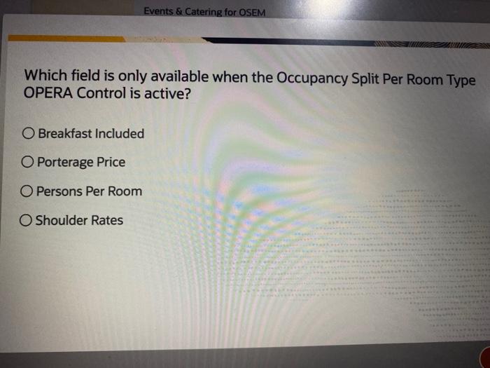 field identifies the Group Reservation Manager? O Room Owner O Catering Owner