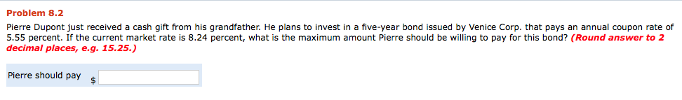 You. Problem 8.1 BA Corp is Issuing a 10-year bond with a