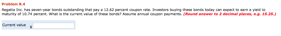 currently 5.5? percent. Assuming annual payments, what is the value of the