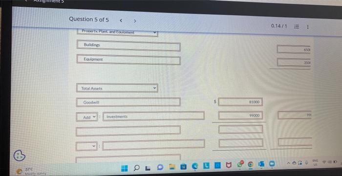 $ 440,000 Accounts receivable (net) 367,000 Inventory at the lower of cost