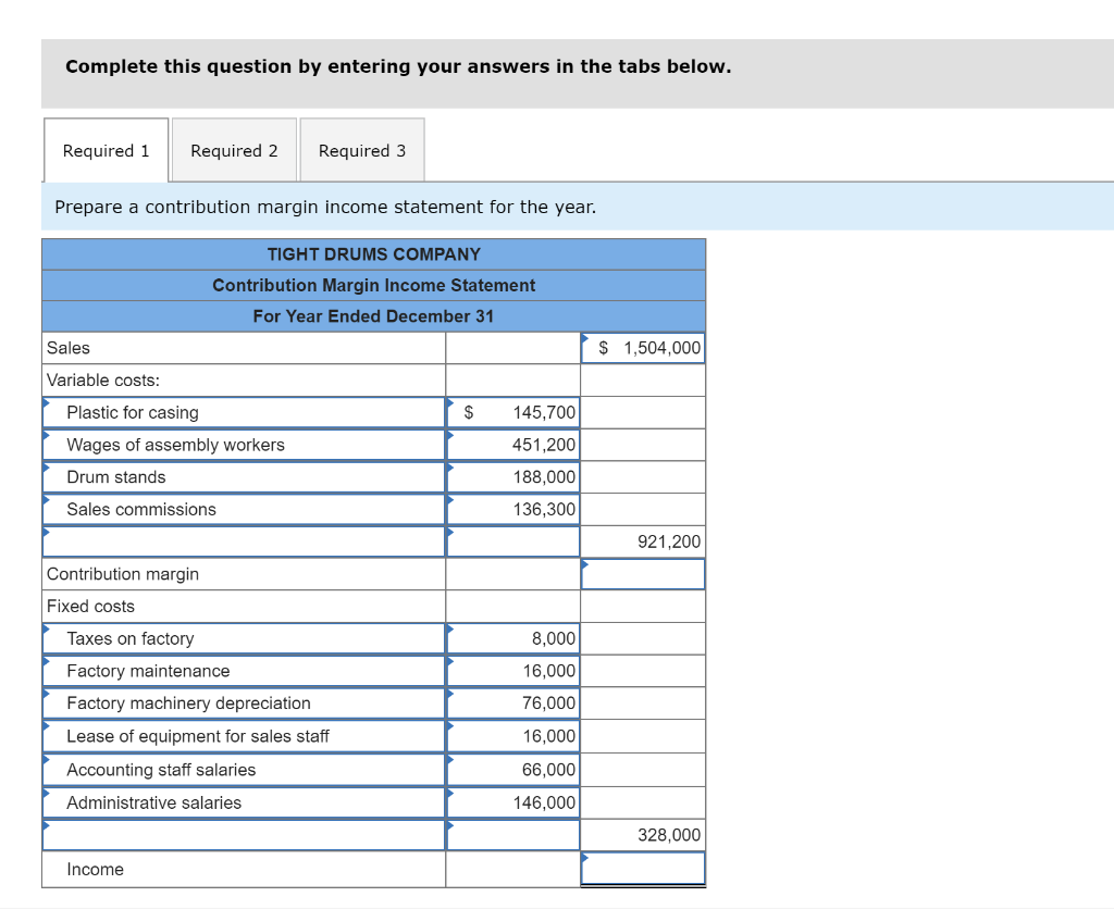 A1 The following costs result from the production and sale of 4,700