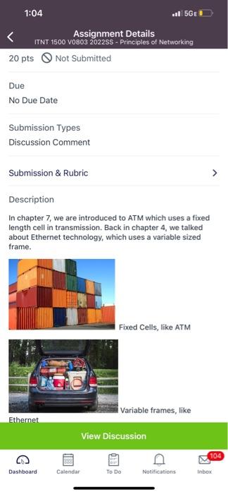  1:04 5GE Assignment Details ITNT 1500 V0803 2022SS - Principles of