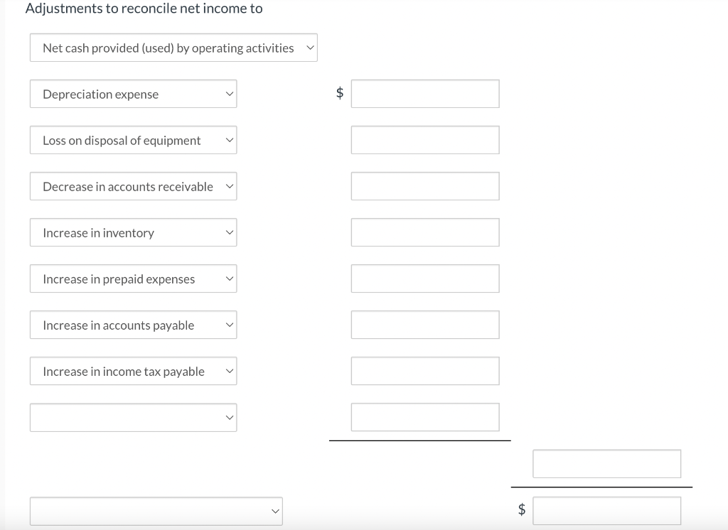 Statement of Financial Position (partial) December 31 2018 2017 Current assets Accounts