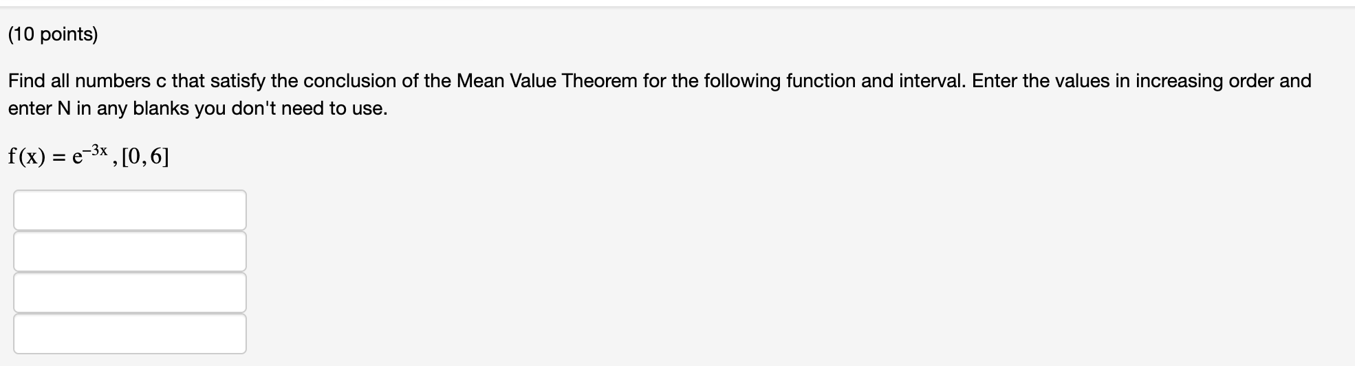 function on this interval, i.e. f(8)f(5) _ 8 (5) ' (B) By