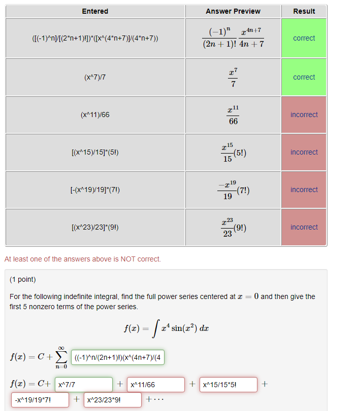 3.315 Ta = Use 3 decimal places in your answerEntered Answer Preview