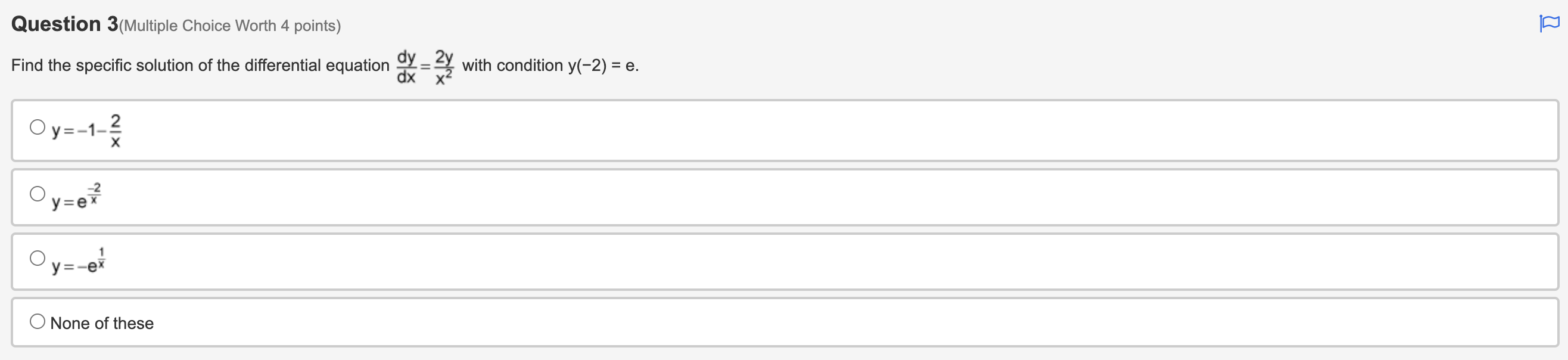 the curve is 5. What is the equation of the curve if
