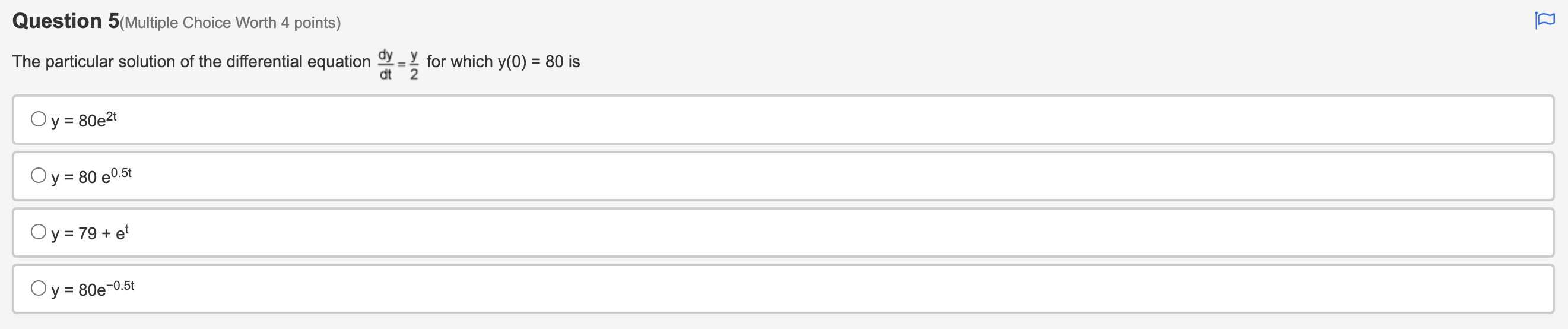 differential equation that is a function of y only O will produce