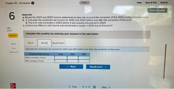 Bill's Home Improvement Center for the years ended December 31, 2023 and