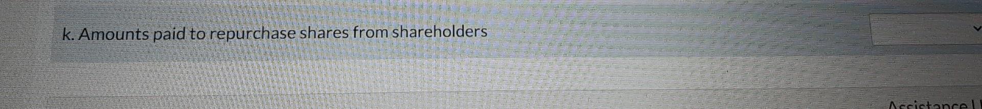 the financial statements: a. Intangible assets NCA !! > >> k. Amounts